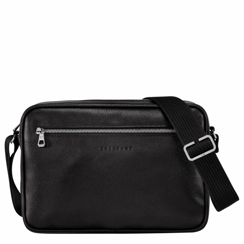 Black Longchamp Le Foulonne M Men's Camera Bags